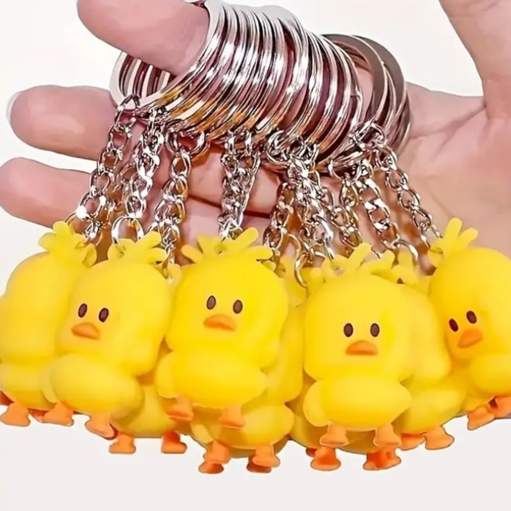 Lot of 10 little bird Chicks Keychains